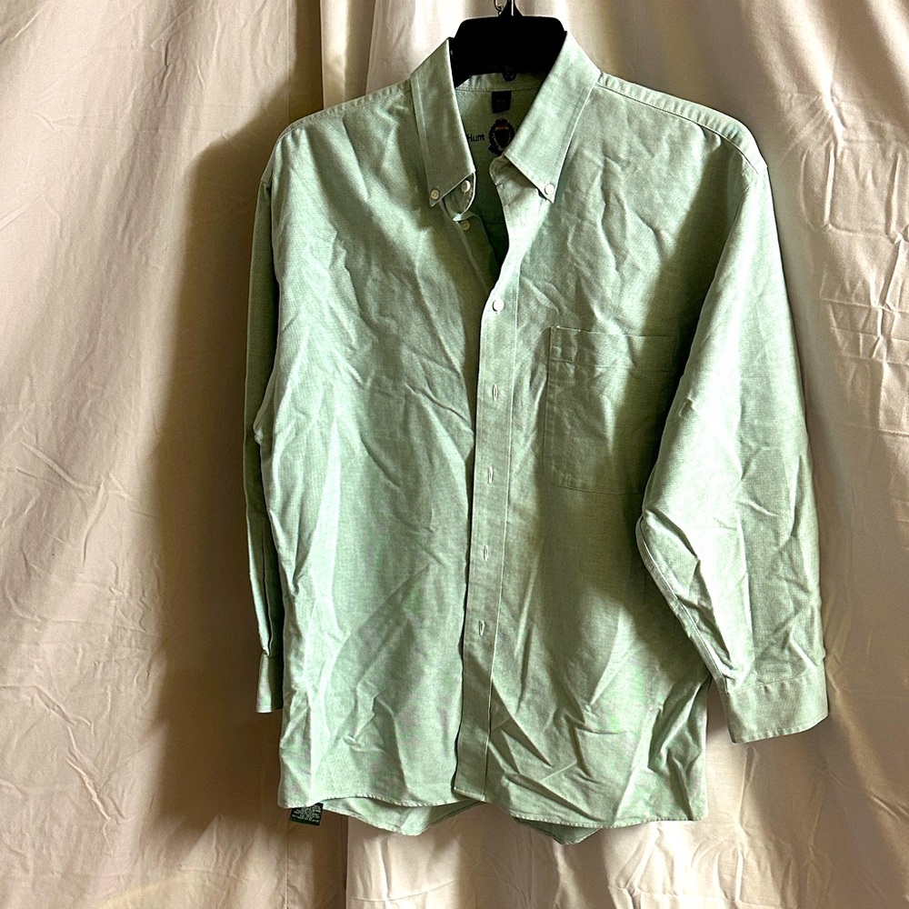 Hunt Club Men's Green Button-Up Shirt